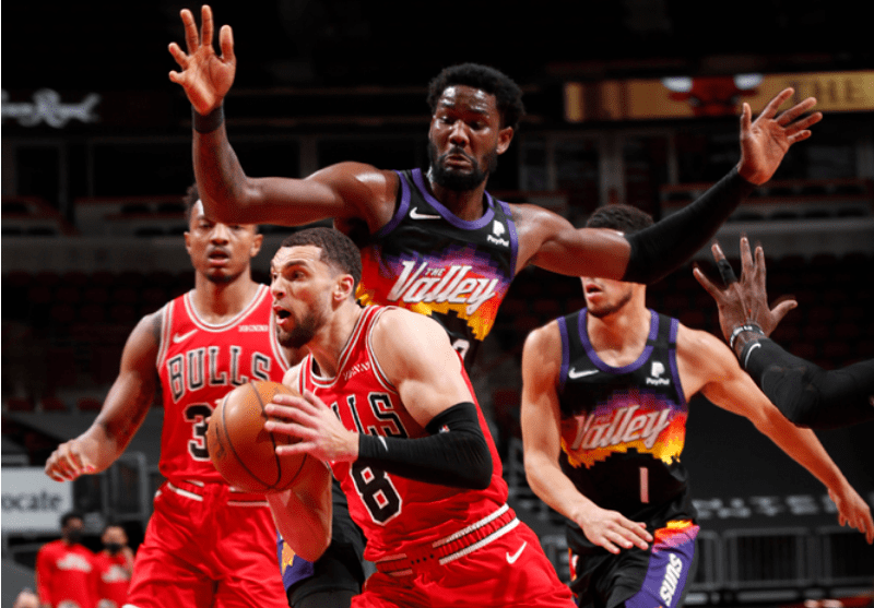 公牛逆转太阳，场上表现引起鼓掌欢呼